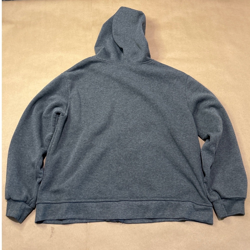 Romwe Gray Full Zip Hoodie Women Size Small - Picture 2 of 8